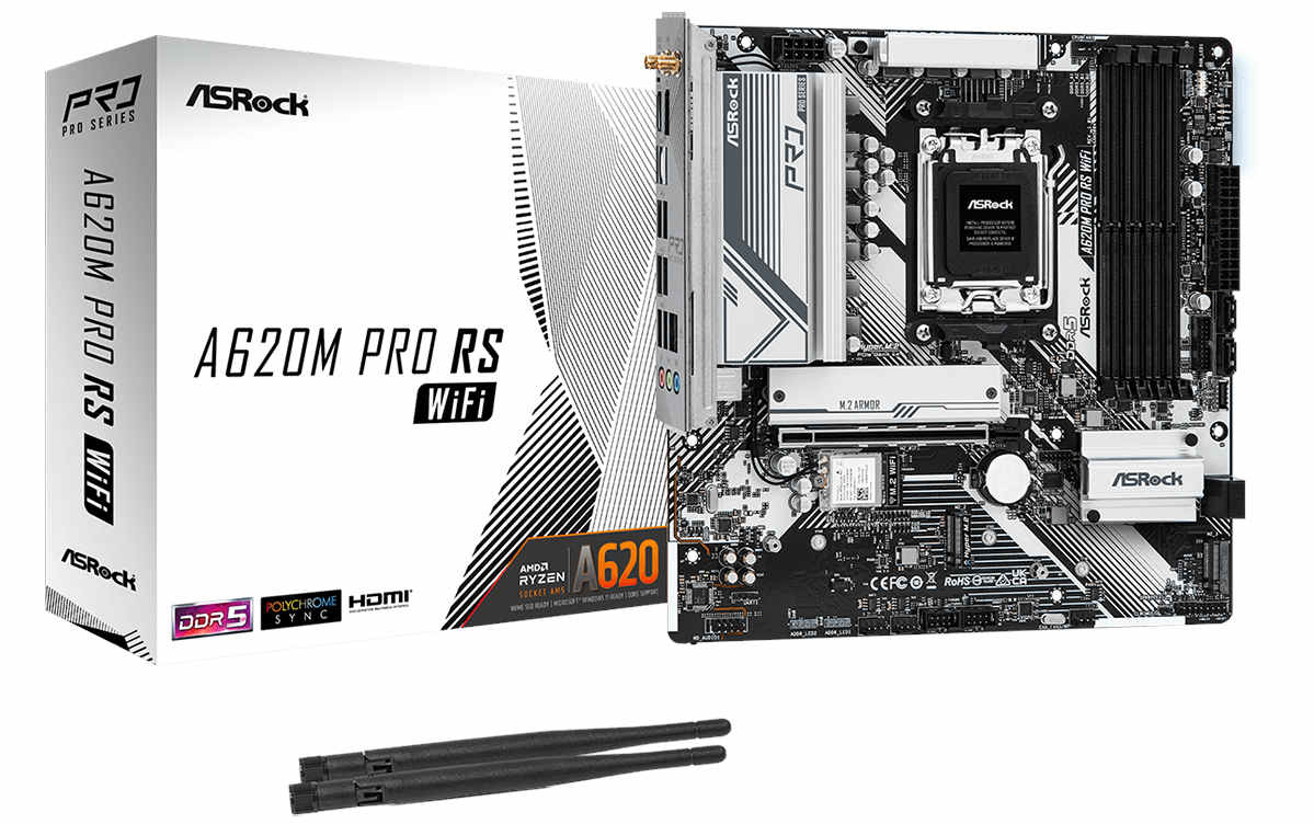 ASrock A620m Pro RS WiFi