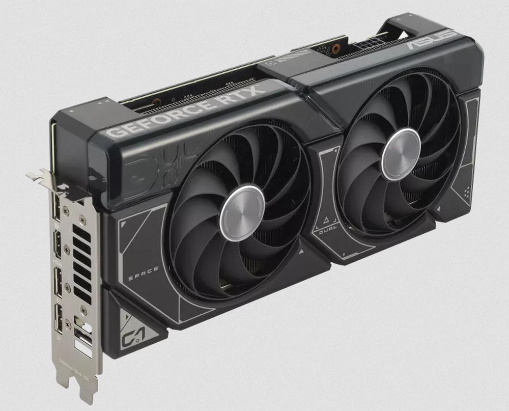 Asus GeForce RTX 4070 Dual - Black Side