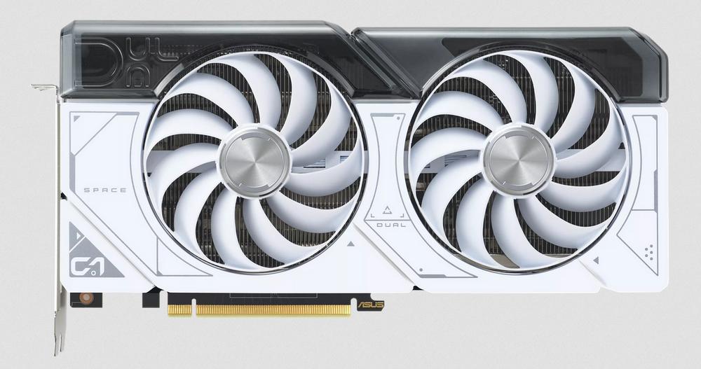 Asus GeForce RTX 4070 Dual - White Front