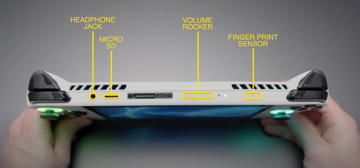 Asus ROG Ally by Dave2D IO Ports