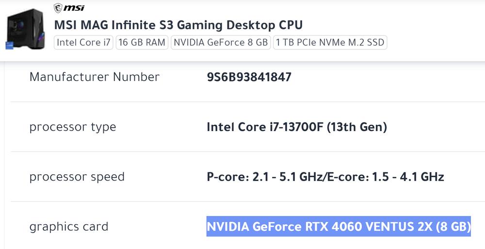 Retail Leak of Custom GeForce RTX 4060 Ti Models Reconfirms Standard 8 GB  VRAM Config