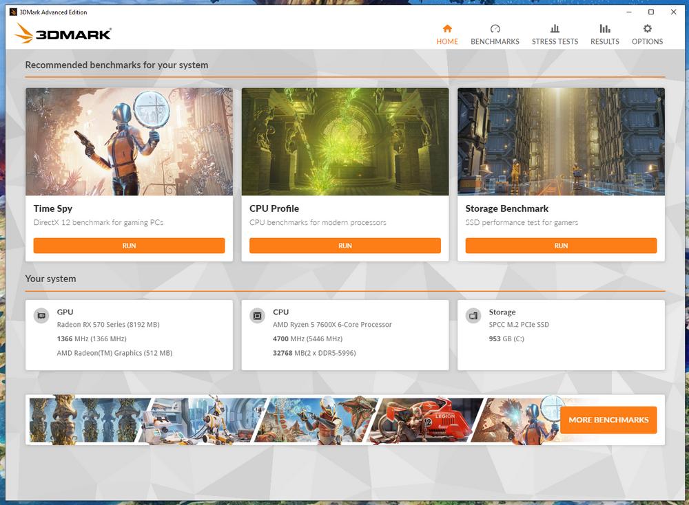 Benchmark 3DMark Fire Strike grátis - Epic Games Store