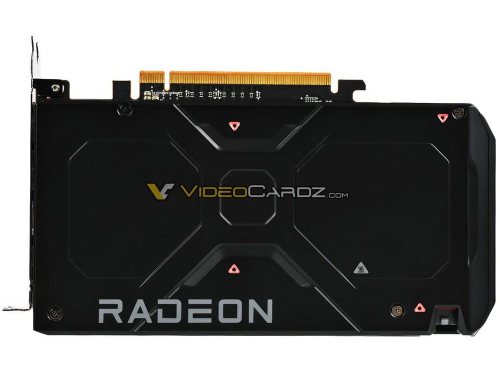 AMD reference RX 7600 - Back