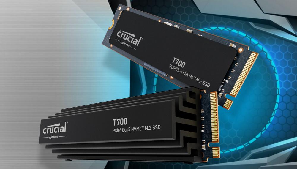 Crucial opens pre-orders for blistering T700 PCIe Gen 5 M.2 SSDs