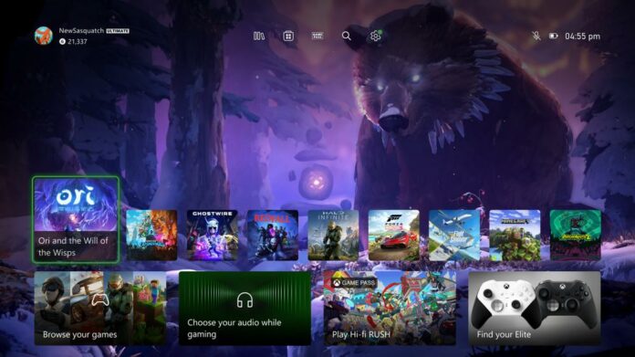 Xbox UI