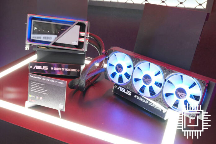 Asus unveils limited-edition ROG Matrix GeForce RTX 4090 cooled by ...