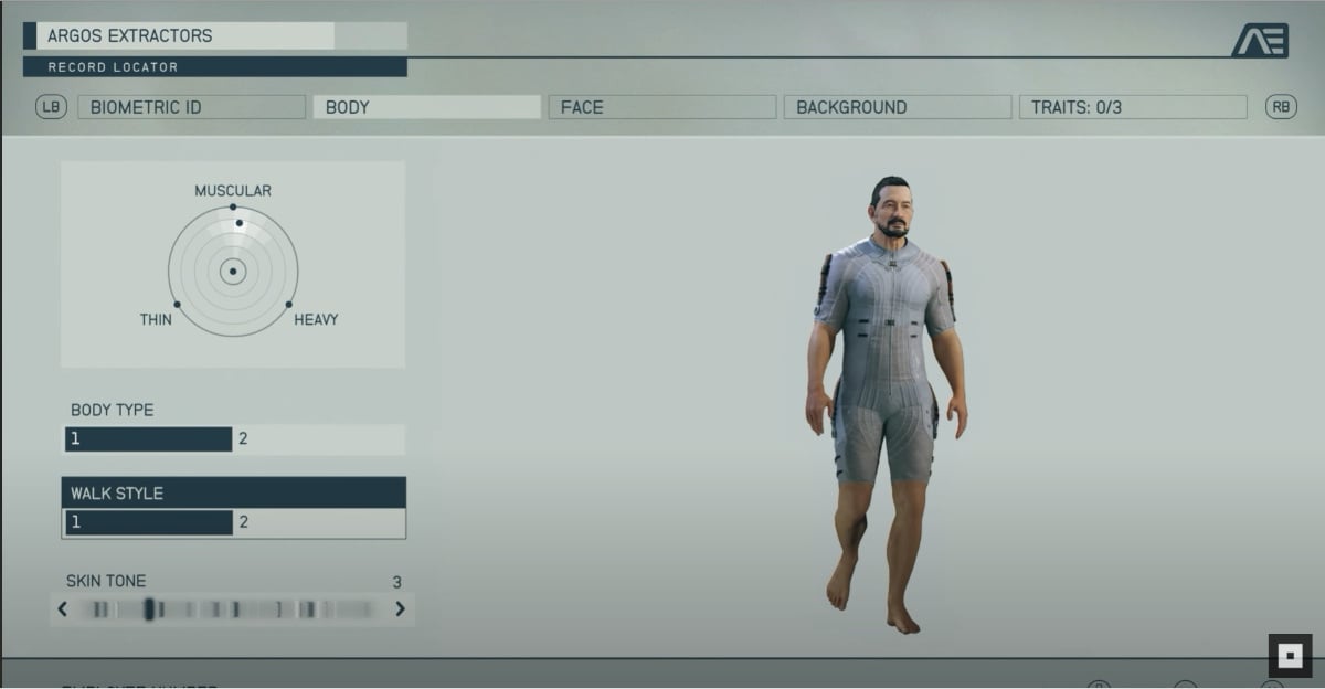 Character Creation Body