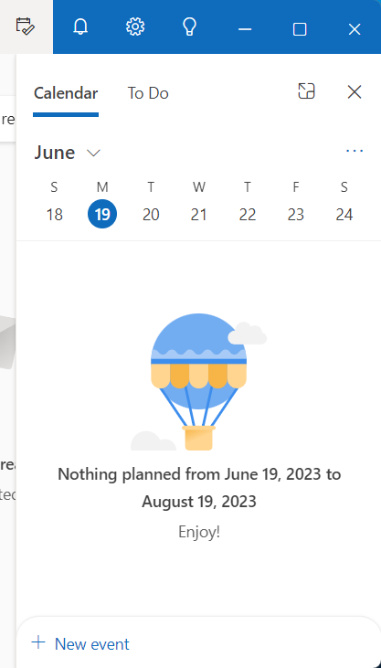 Outlook for Windows - My Day