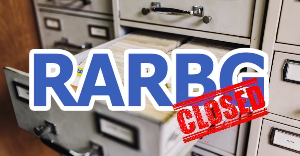 Popular torrenting website RARBG shuts down