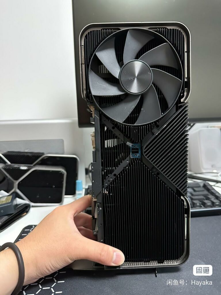 New pictures emerge of prototype RTX 4090 cooler showing four-slot ...