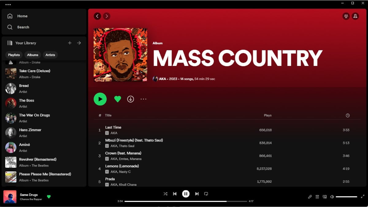 Spotify Expanded Library