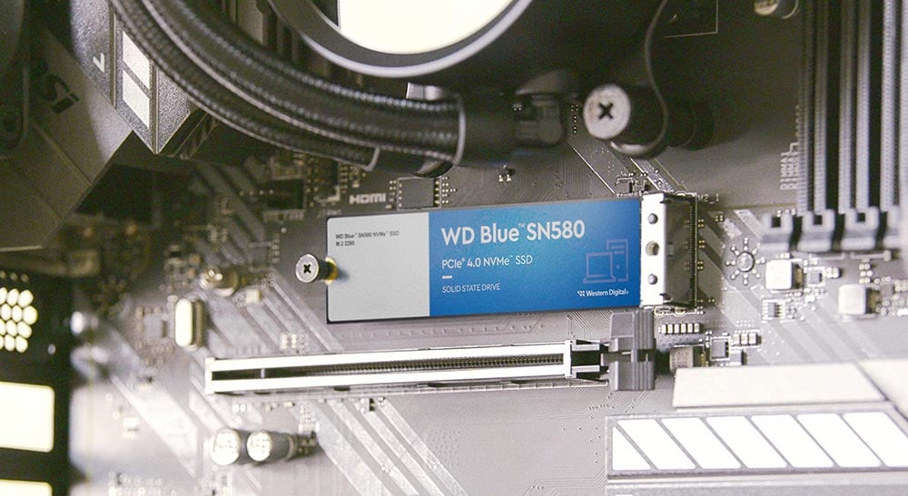 WD Blue SN580 SSD turbocharges performance with PCIe 4.0 connectivity