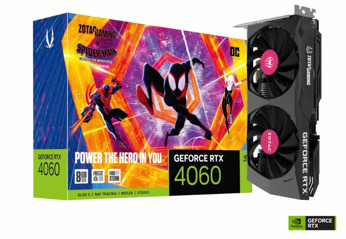 Zotac Twin Edge Spider-Verse Edition RTX 4060