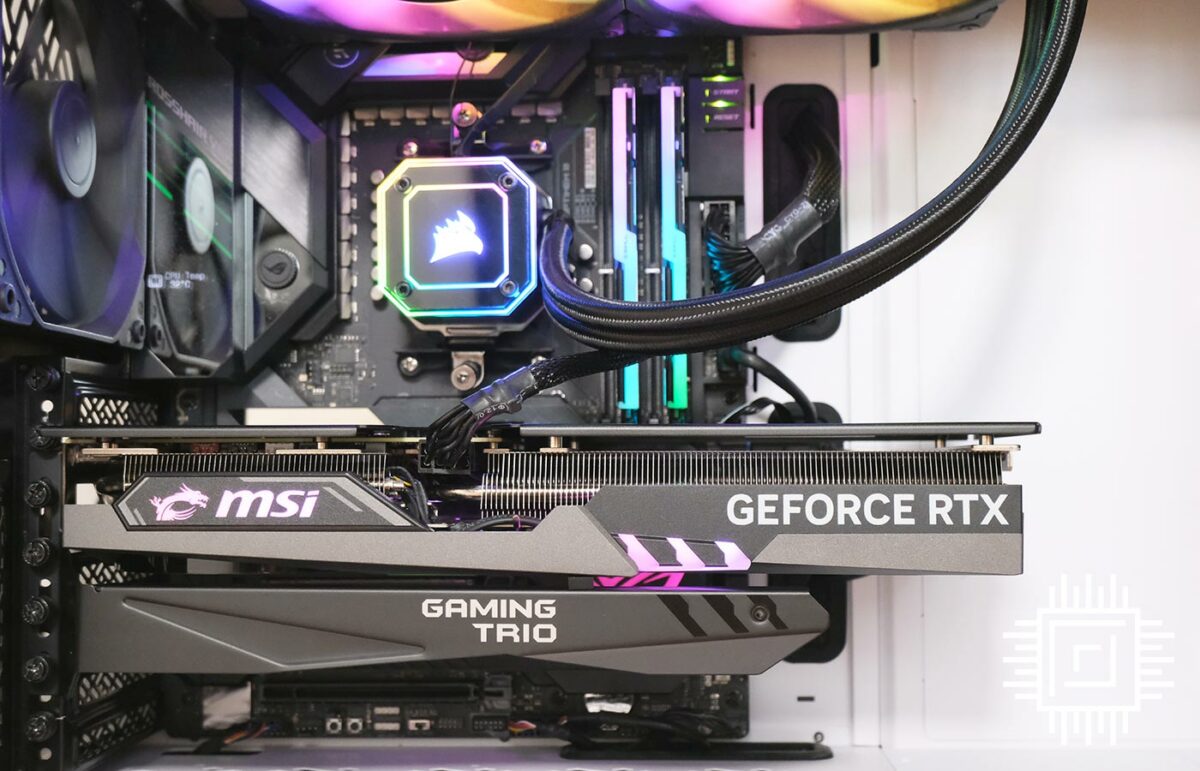 MSI GeForce RTX 4060 Ti Gaming X Trio - Installed