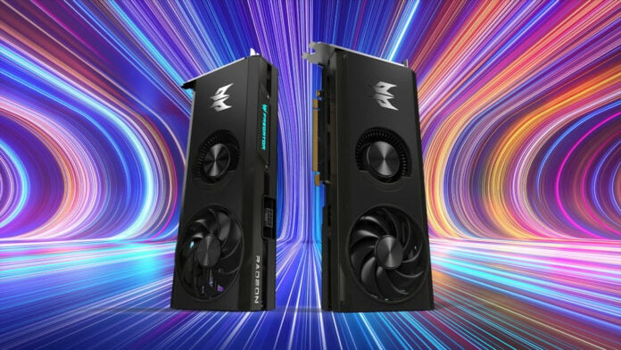 Acer Radeon RX 7600 Predator BiFrost series of graphics cards featuring a blower fan design