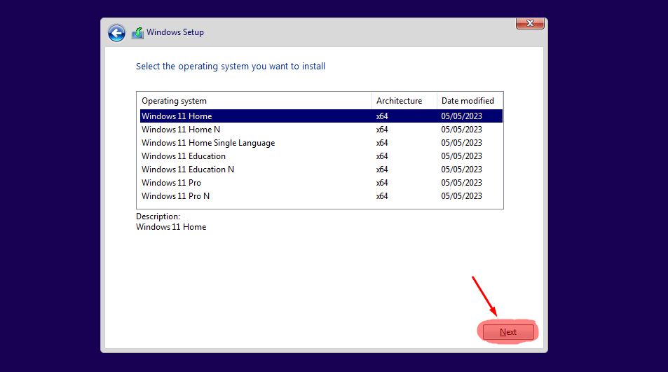 Installing Windows 05