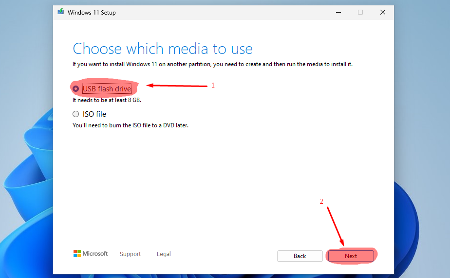 Making a bootable USB drive 003