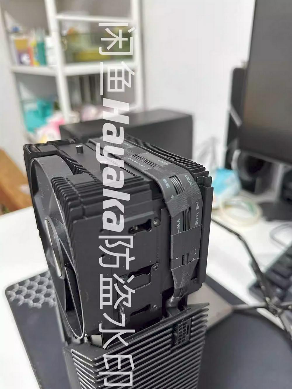 Nvidia's unreleased quad-slot RTX 4090 Ti cooler pictured again