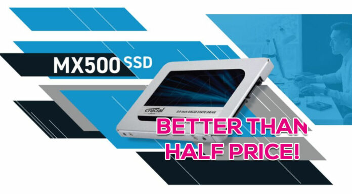 Crucial MX500 - Better Than Half Price!