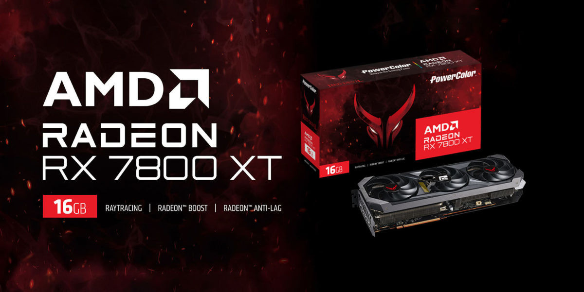 AMD 7800 XT Red Devil Infographic