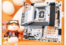 Colorfire B760M MEOW cat themed motherboard