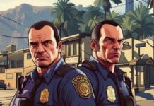 Grand Theft Auto V police officers