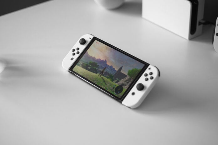 Nintendo Switch OLED by victor-carvalho via unsplash