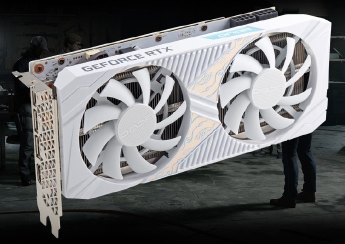 Onda Aegis RTX 3060 Ti 8GB GDDR6X white dual-slot graphics card