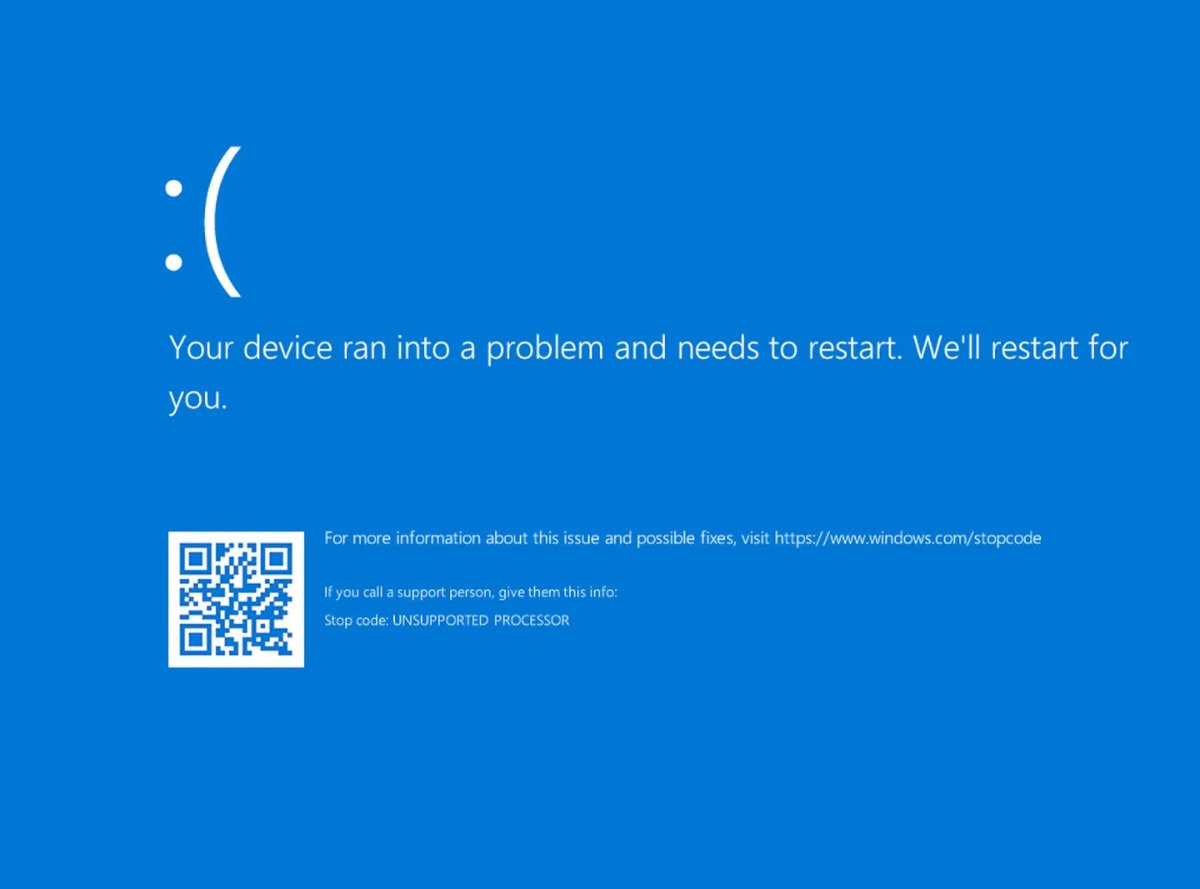 Windows BSOD via The Verge