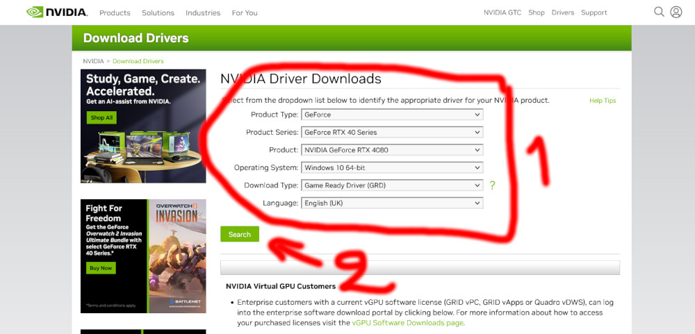 Download Nvidia Drivers - 02