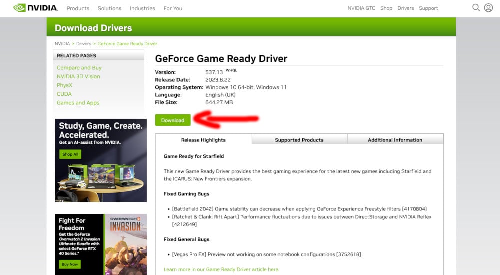 Download Nvidia Drivers - 03