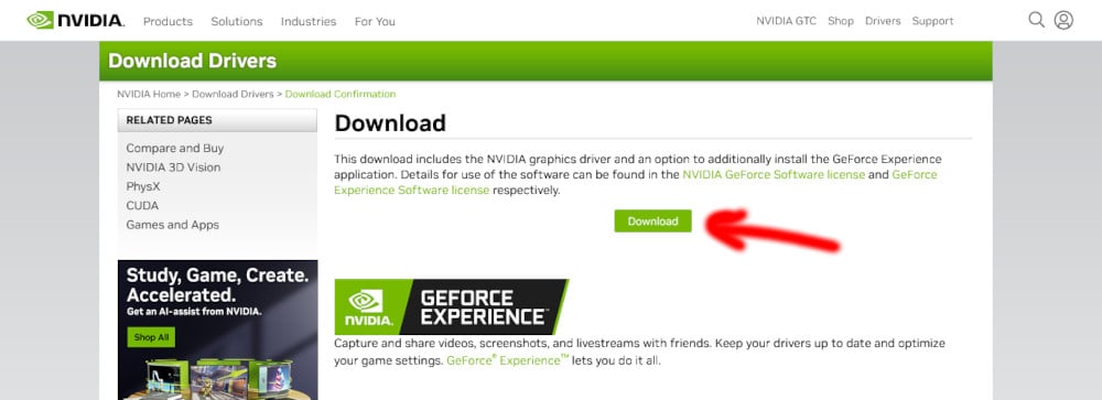 Download Nvidia Drivers - 04