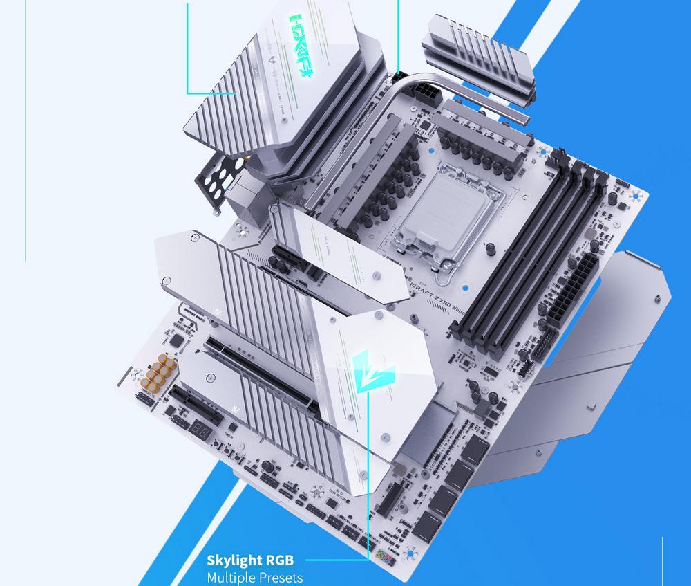 MaxSun iCraft Z790 white - Cooling