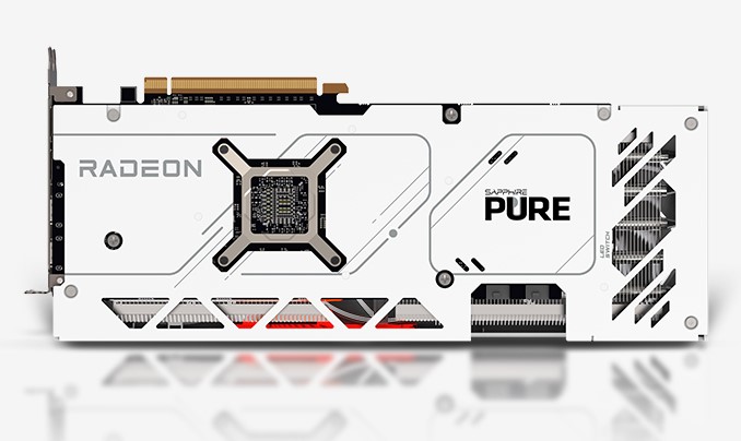 Sapphire Pure RX 7800 XT - Back