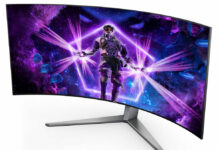 AOC Agon AG456UCZD OLED curved gaming monitor
