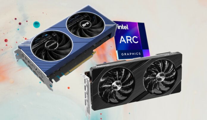 ASRock and Sparkle Arc A580 8GB graphics cards