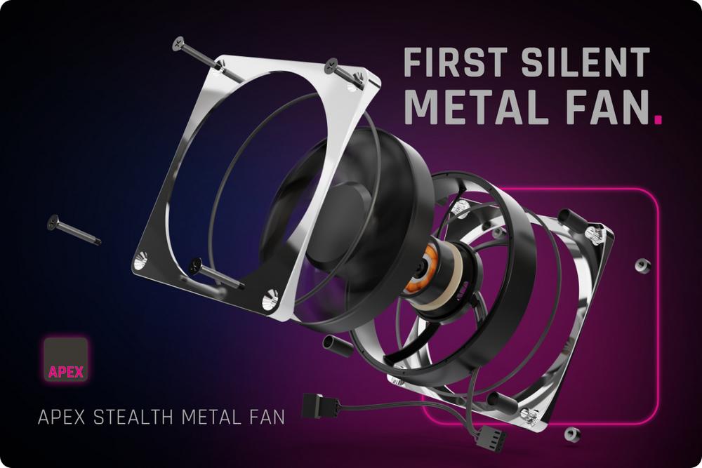 Alphacool Apex Stealth metal fan - Parts