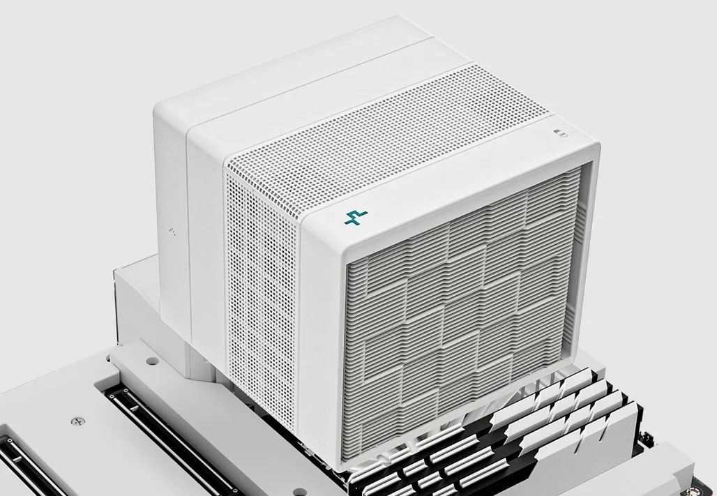 DeepCool goes cool with white Assassin IV CPU cooler