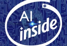 The Intel Inside logo from 2003, with the acronym 'AI' replacing Intel.