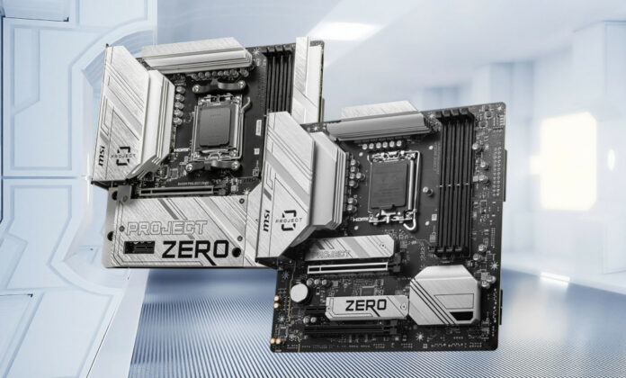 MSI B650M and B760M Project Zero motherboards MSI B650M and B760M Project Zero motherboards