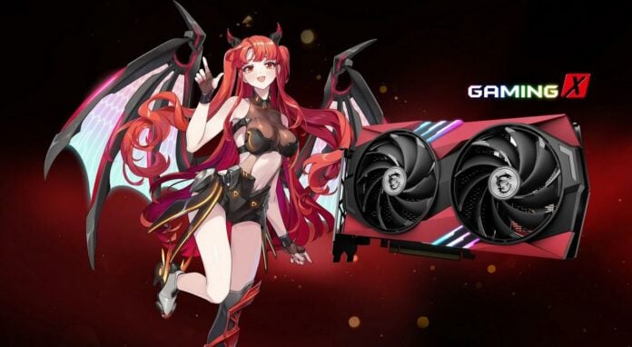 MSI RTX 4060 Gaming MLG Edition red and black dual-fan graphics card MSI RTX 4060 Gaming MLG Edition red and black dual-fan graphics card
