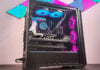 The PCSpecialist Odin TX gaming PC stands tall, imposing compared to most systems.