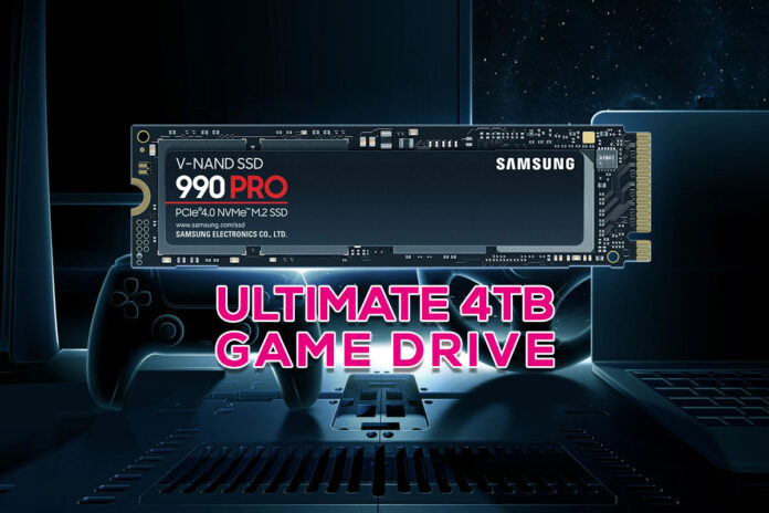 Samsung 990 Pro Ultimate 4TB Game Drive