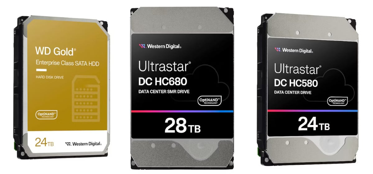 A closer look at the WD HC and WD Gold HDDs.