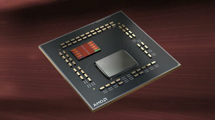 AMD Ryzen CPU with 3D V-Cache.