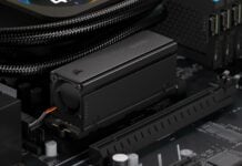 Corsair MP700 Pro M.2 SSD with an active cooling system