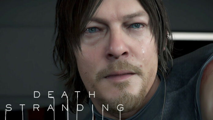 Death Stranding main character Norman Reedus sheds some tears.