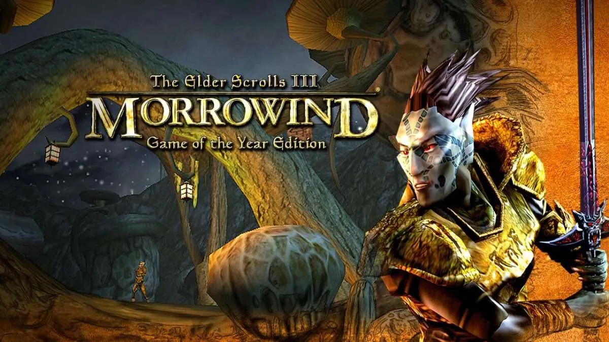 Bethesda Games' Elder Scrolls Morrowind GOTY edition on Xbox Game Pass.