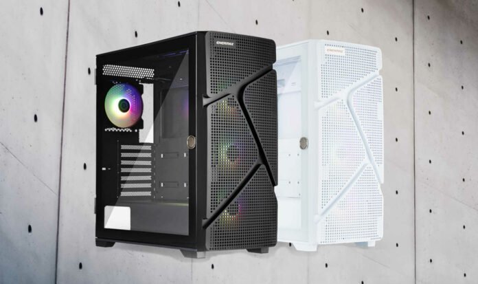 Enermax MS31 airflow chassis in black and white. Enermax MS31 airflow chassis in black and white.