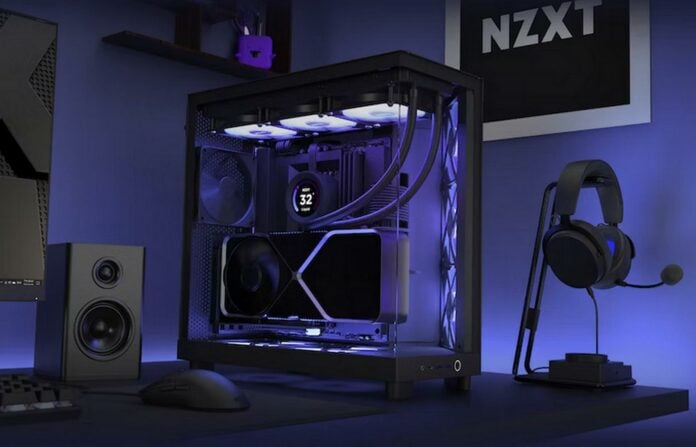 NZXT H6 Flow compact dual-chamber chassis